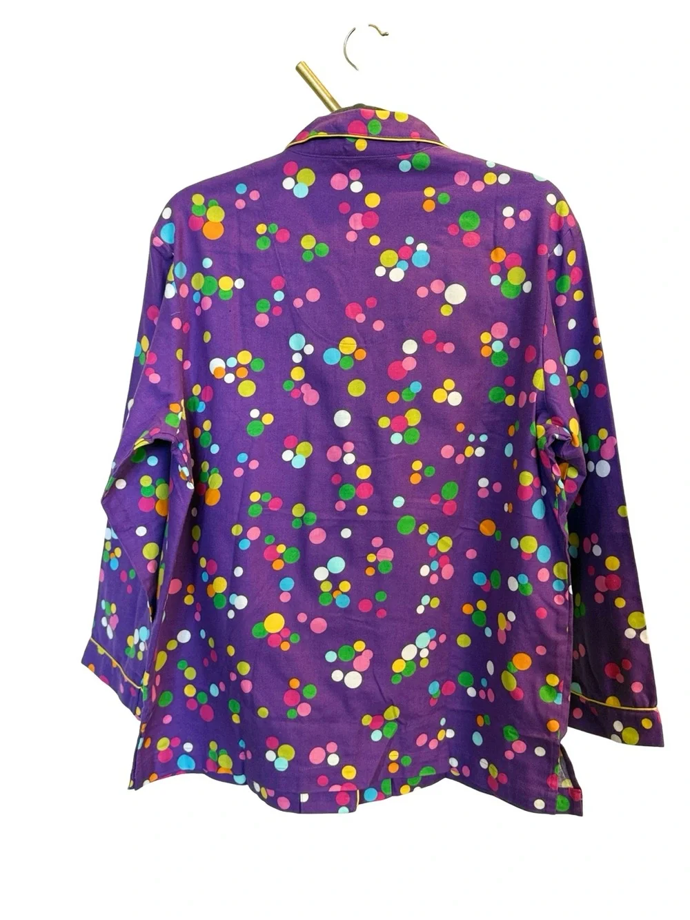 Victoria's Secret Purple Polka Dot Pajama Set